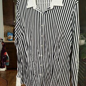 Van Heusen button down shirt, large